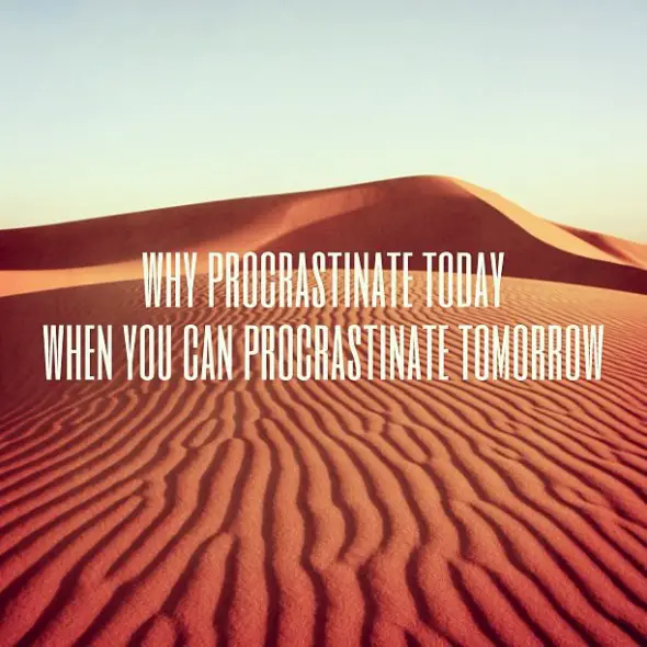 procrastinate productively