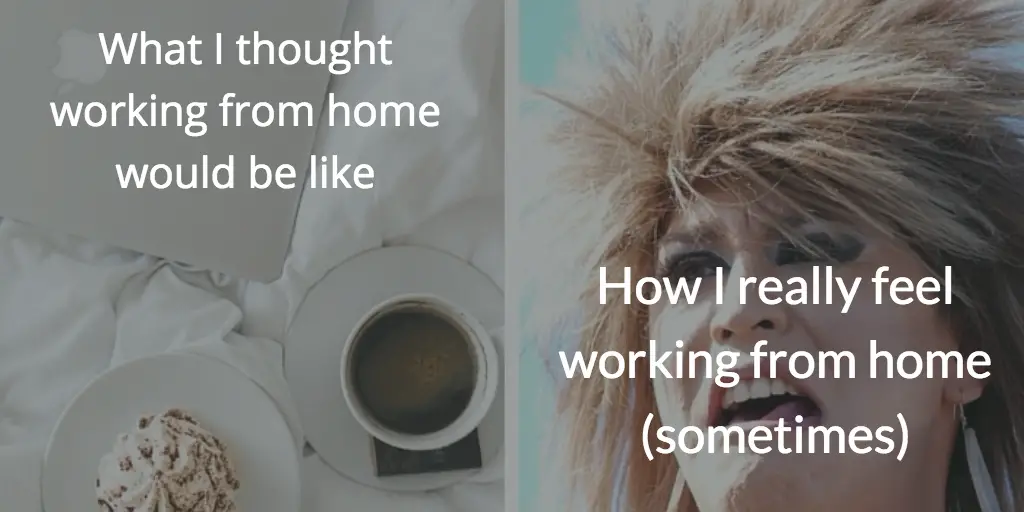 work at home reality