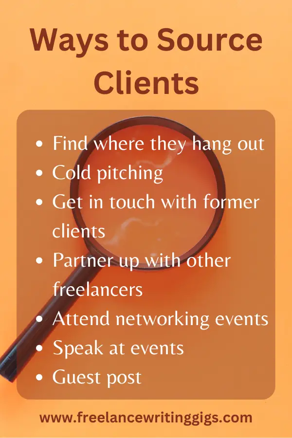 how to source clients
